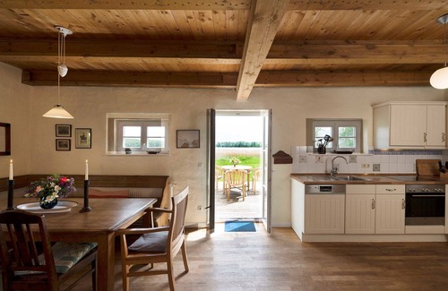 Grubnow Appartement | Cottage Remise pour 6 personnes avec grande terrasse - Gut Grubnow Rügen