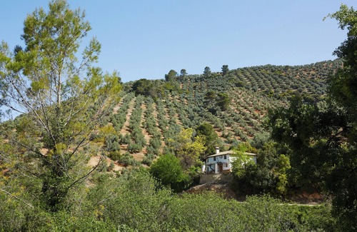 Villanueva del Arzobispo Maison | Maison de campagne "Los Angostones" avec vue sur les montagnes, piscine privée et climatisation
