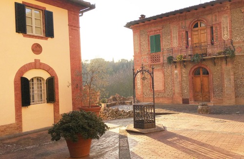 Siena Appartement | Ferme avec jardins magnifiques près de Sienne, Toscane