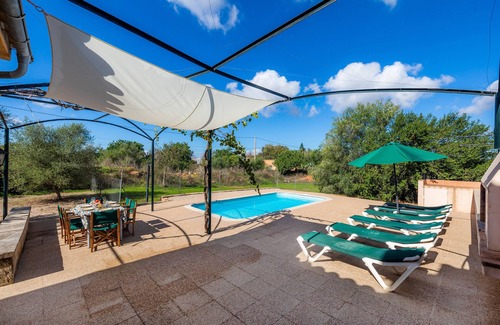 Algaida Villa | Maison de campagne Sa Torreta avec piscine, terrasse, Wi-Fi et climatisation