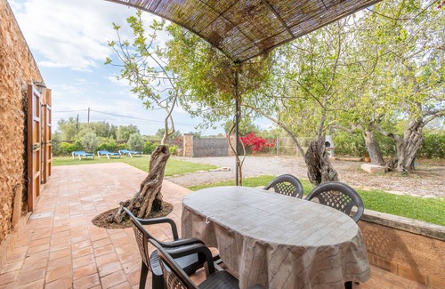S'alqueria Blanca Villa | Maison de campagne 'Andres' avec vue sur les montagnes, Wi-Fi et climatisation