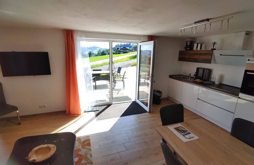 Oberstaufen Appartement | Appartement Weitblick - votre domicile directement à la station de ski-Zubringerlift incl. forfait