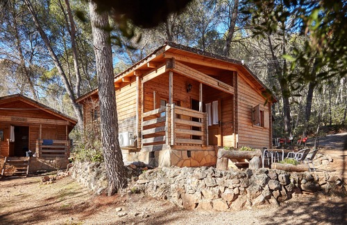 Hornos Maison | Maison de campagne 'Cabaña 1' avec vue sur les montagnes, piscine partagée et climatisation