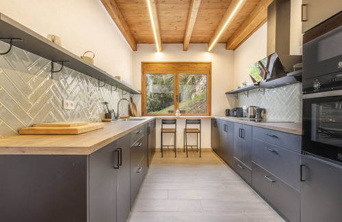 Conca de Dalt Maison | Maison de campagne "Cova Cuberes" avec vue sur les montagnes, piscine privée et Wi-Fi