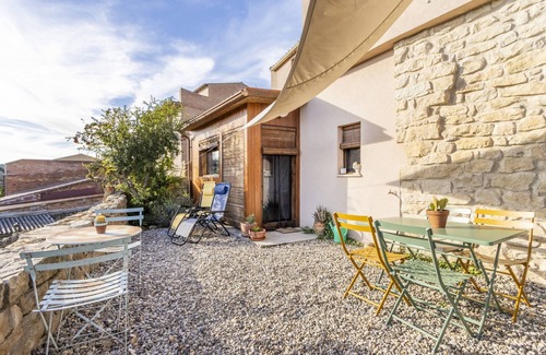 L'Espluga Calba Maison | Maison de campagne 'El Paller De Cal Dominguet' avec terrasse privée, Wi-Fi et climatisation
