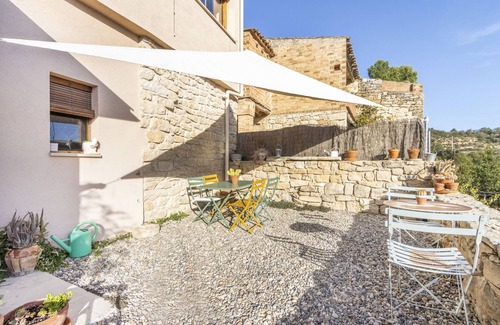 L'Espluga Calba Maison | Maison de campagne 'El Paller De Cal Dominguet' avec terrasse privée, Wi-Fi et climatisation