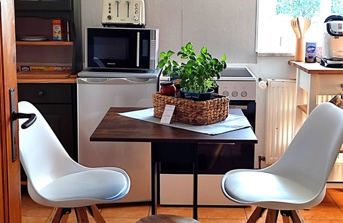Pritzwalk Maison | Maison de campagne 'Ferienwohnung Steffenshagen' avec jardin partagé et Wi-Fi