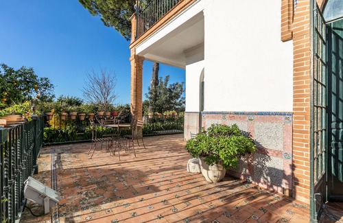Gerena Maison | Maison de campagne "Hacienda San Felipe" avec piscine privée, terrasse partagée et Wi-Fi