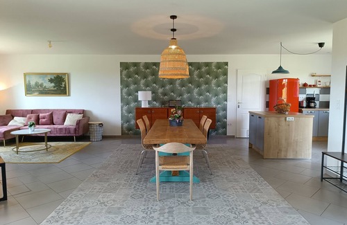 Villebramar Maison | Maison accueillante dans un panorama verdoyant