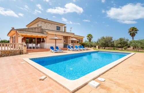 Campos Villa | Maison de campagne 'Sa Gravera De Sa Barrala' avec piscine privée, Wi-Fi et climatisation