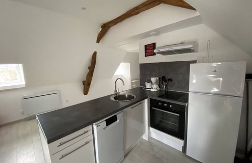 La Roche-Posay Appartement | Appartement confortable proche des Thermes avec lave-vaisselle et options de location de linge