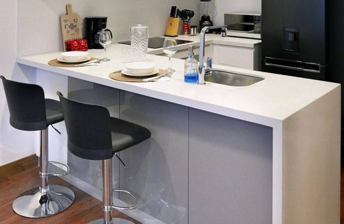 Santa Fe Appartement | Cozy 1-bedroom apartment in gorgeous Bogotá with fitness room and pool.