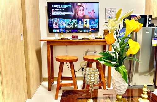 San Lorenzo Appartement | Cozy 1-bedroom apartment in lovely Makati with AC, fitness room, WiFi