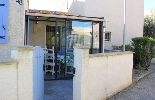 Gruissan Maison | Pavillon cosy 6 pers, plage Grazel, terrasse, véranda, parking privé
