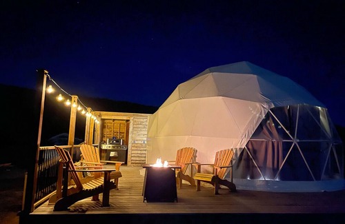 Port Wade Cottage | Cozy and luxurious Diamond Glamping Dome with panoramic views. Pet Friendly