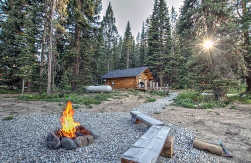 Lazy Acres Cabine | Cozy and Rustic "Bear Themed" Cabin~private pond and 7 miles to YNP entrance!