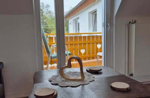 Holzhausen-Externsteine Appartement | Cozy apartment "Teuto with heart" at the Externsteine and near Hermannsdenkmal