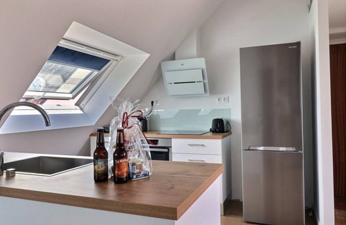 Concarneau Appartement | Appartement cosy centre ville à 2 pas des plages - Poêle - Garage