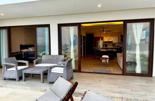 Cancun Copropriété | Cozy apartment w/3bedrooms Oceanfront WiFi
