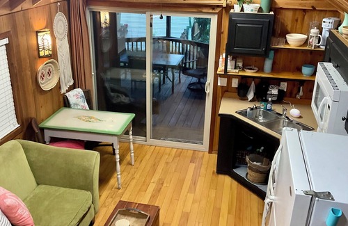 Fort McCoy Cabine | Cozy cabin in charming Salt Springs Resort with WiFi and a screened in porch