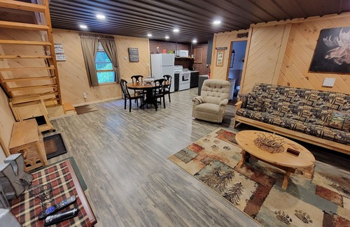 Inlet Cabine | COZY CABIN NEAR A CREEK IN THE FOREST