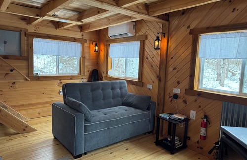 Chandlersville Cabine | Cozy cabin on 30 acres just minutes from The Wilds with AC, WiFi