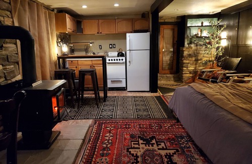 Julian Cabine | Cozy Cabin Studio Nestled in the Trees with Mountain Views.