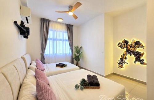 Central District Appartement | Cozy Central City 4BR Suite near JB CIQ 12Pax