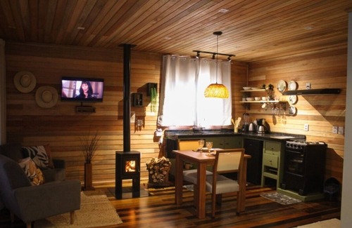 Urubici Cabine | Cozy couple's cabin with hot tub, air conditioning and heating