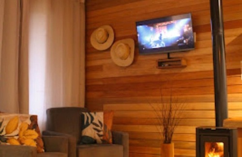Urubici Cabine | Cozy couple's cabin with hot tub, air conditioning and heating