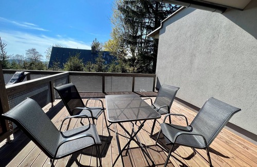 Ricky v Orlickych horach Appartement | Cozy apartment close to ski centre Říčky, ideal for a family or couple.