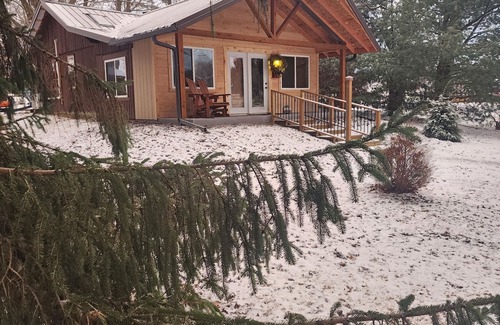 Westford Cabine | Cozy (heated/AC) clean cabin near Ohio side Pymatuning Lake