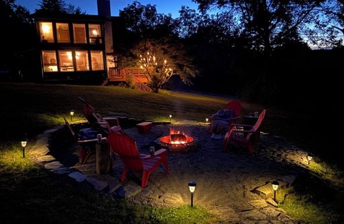 Blodgett Mills Chalet De Ski | Cozy Hillside Chalet w/ Large Yard and Firepit - Greek Peak/Cortland/Ithaca