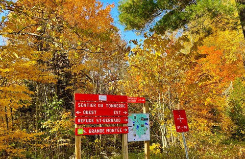 Mauricie Cottage | Cozy mini ski retreat or hiking paradise for nature lovers. Pet friendly.n