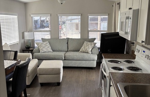 Tucson Maison | Cozy Park Model in charming Tucson with a beautiful view.