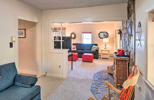 West Buxton Cottage | NEW! Cozy Rural Abode w/ Dock on Bonny Eagle Pond!