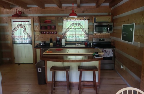 Town of Catharine Cabine | Cozy, secluded log cabin, summer vacation get-away or Fall Hunters paradise .