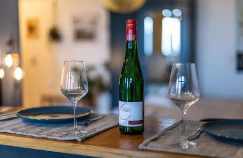 Zummeterhof Appartement | Cozy Souterrain Terrasse Garten Panoramablick