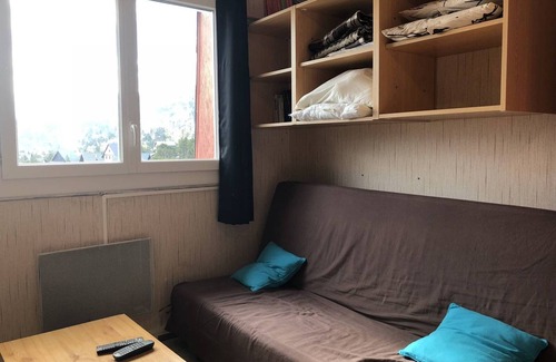 Arette Appartement | Studio 6 pers, à côté des pistes, parking & ascenseur, casier à skis, proche commerces