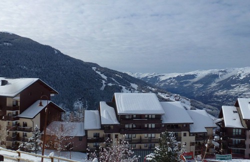 Vallandry Appartement | Studio chaleureux à Vallandry, 4 pers., proche pistes et commerces, animaux admis