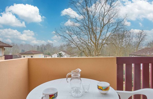 Barbotan-les-Thermes Appartement | Cozy T1 bis apartment with balcony and parking, perfect for 2 guests
