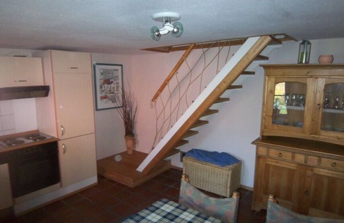Zarnitz Appartement | Cozy vacation apartment with thatched roof on the Achterwasser nature reserve