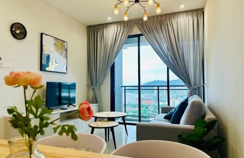 Kampung Sungai Nibong Appartement | CozyStay Rooftop Sky Pool Sea &Bridge View Luxury 9pax