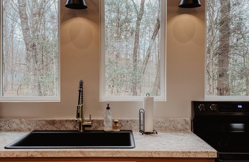 Spencer Maison | Crane's Cabin at Fall Creek Falls State Park- Outdoor Bathtub, Fireplace