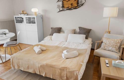Randogne Appartement | Crans-Montana - studio - 2 personnes - balcon avec superbe vue