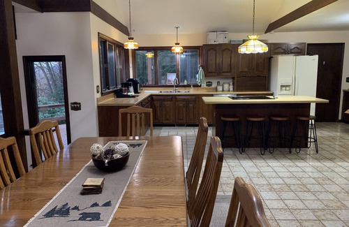 Conneaut Maison | Creek side retreat and breathtaking views! Moments from hunting and fishing!