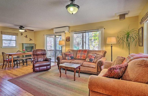Mars Hill Maison | Creekside Retreat with Deck, 18 Miles to Wolf Ridge