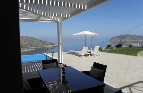 Pefki Villa | Crete Lassithi Holiday 'Villa Tholos Crete'in Kavousi Beach Tholos Piscine privée