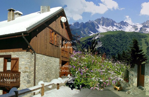 Valmorel Chalet De Ski | Crève Tête 3 pces 60 m2 à 200 m des bus gratuit et à 300 m du départ à ski