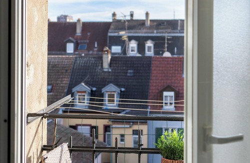 Mulhouse Appartement | Cross-Ventilated Apartment with Breathtaking View in Mulhouse and with balcony